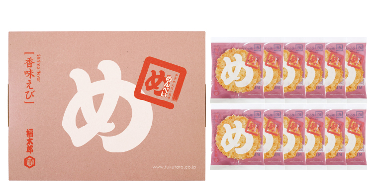 めんべい香味えび(2枚×12袋)1,112円 (税込)