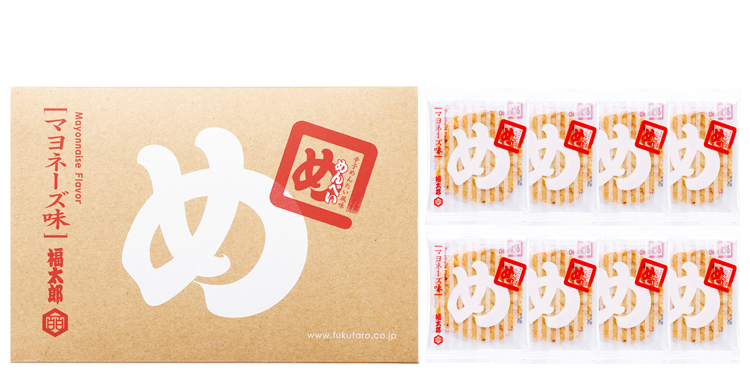 めんべいマヨネーズ味(2枚×8袋)600円 (税込)